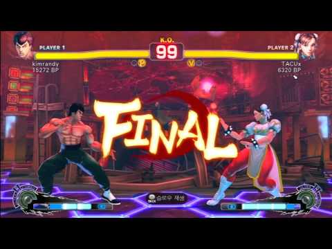 SSF4 Rank Match  kimrandy (FE)  vs  TACUx (CH)