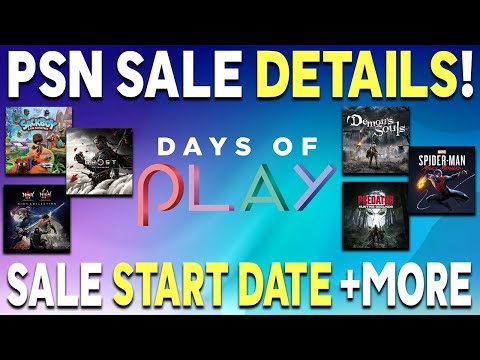 PlayStation DAYS OF PLAY SALE Details Revealed! - PSN Sale Start Date, PS4 and PS5 Games Listed