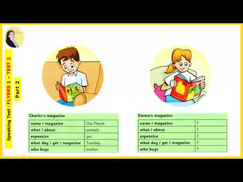 A2 Flyers  - Speaking - Test 2 (Langplus Centre)