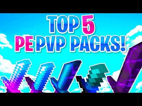 TOP 5 MCPE PVP TEXTURE PACKS! (1.18+) 2022 (Minecraft Bedrock)