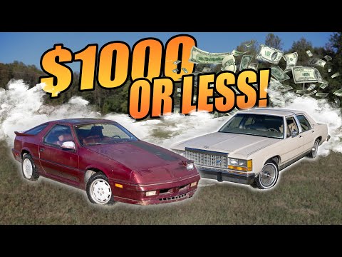 CHEAP CAR BATTLE! Who Has the Best Car Under $1000? Part 1