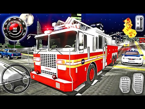Firefighter Gameplay 3D: Watch This Intense Rescue Fire Truck Simulator Mission!