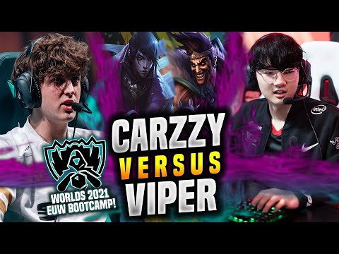 MAD CARZZY vs EDG VIPER! WORLDS BOOTCAMP EUW - MAD Carzzy Plays Aphelios ADC vs Draven! |