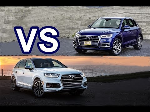 2017 Audi Q5  VS  2017 Audi Q7 - Drive - interior - Exterior