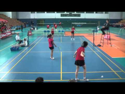 8-Nations: Girls Doubles SF: Fernardin/Li vs. Jensen/Lundgaard (1st Set)