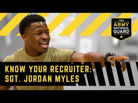 Know Your Recruiter: Sgt. Jordan Myles