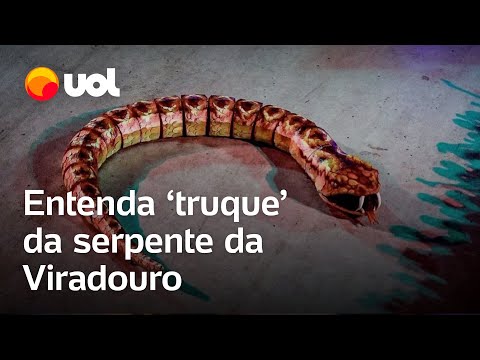 Carnaval 2024: Serpente da Viradouro não era um robô: veja vídeo e entenda o segredo