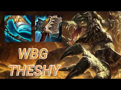 WBG TheShy Renekton Top VS Gwen | KR Master Patch 13.20