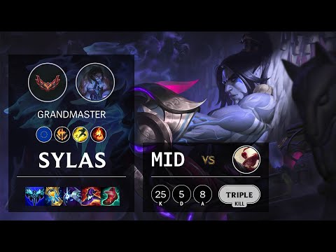 Sylas Mid vs Lee Sin - EUW Grandmaster Patch 12.2