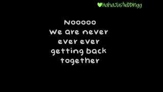 We Are Never Ever Getting Back Together (cover) - Megan Nicole (Lyrics)