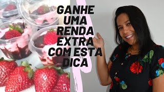 Como fazer Mouse de morango com chocolate que derrete na boca super fcil