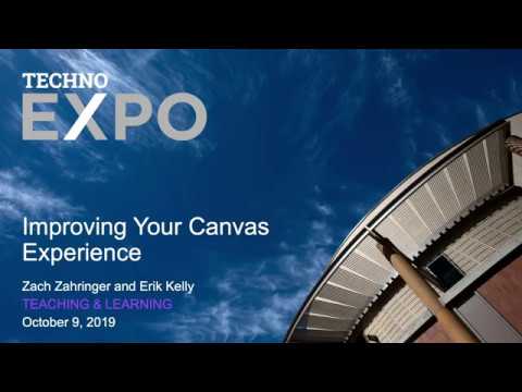 Oit Technoexpo 2019 Improving Your Canvas Experience