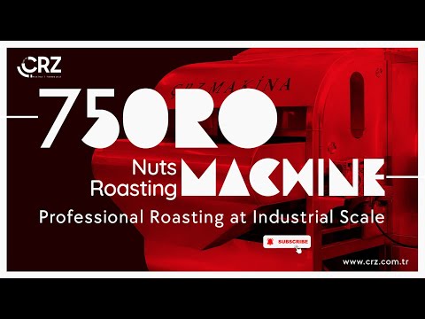 Промышленная печь для обжарки орехов и семечек CRZ 750 RO