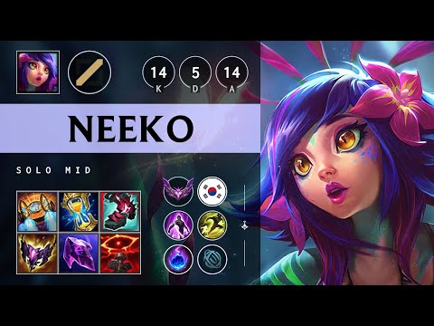 Neeko Mid vs LeBlanc - KR Master Patch 25.19