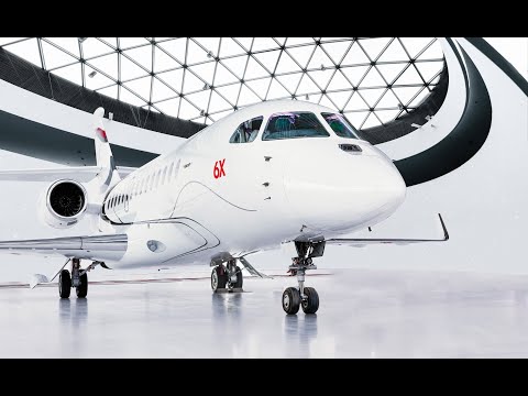 Dassault Falcon 6X Technology Promo - newest large cabin business jet powered by the PW812D