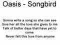 Oasis - Songbird with lyrics 