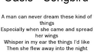 Oasis - Songbird with lyrics