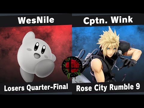 RCR 9 Losers Quarters - WesNile (Kirby) vs Cptn. Wink (Cloud) - Smash Ultimate
