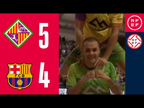 Resumen #PrimeraDivisiónFS | Mallorca Palma Futsal 5-4 Barça | Jornada 8