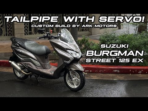 Custom Suzuki Burgman 125 EX by ARK Motors