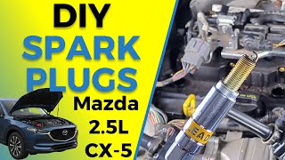 How to Change  Spark Plugs on Mazda 2.5L CX-5, CX-9, CX-30, CX-50, Mazda3 & Mazda6 (2014–2026) DIY