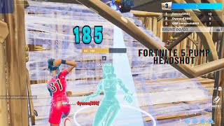 Fortnite 5 pump headshot (head-shot only box fight) #fortnite #headshot