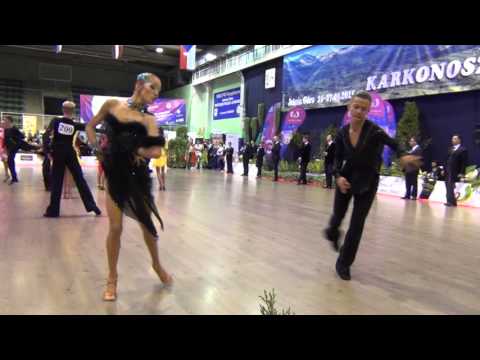 Karkonosze Open 2015 Junior II Open LA 1/4F Jive Kamilla Anuszkiewicz Dawid Kurzawa