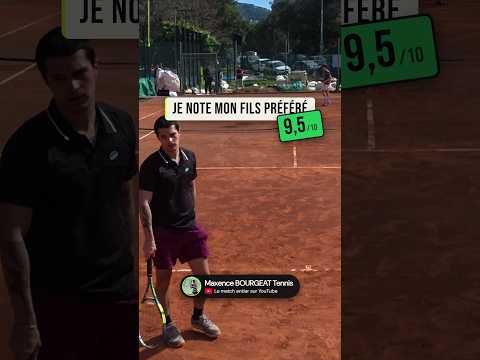 Je note mon fils préféré #tennis
