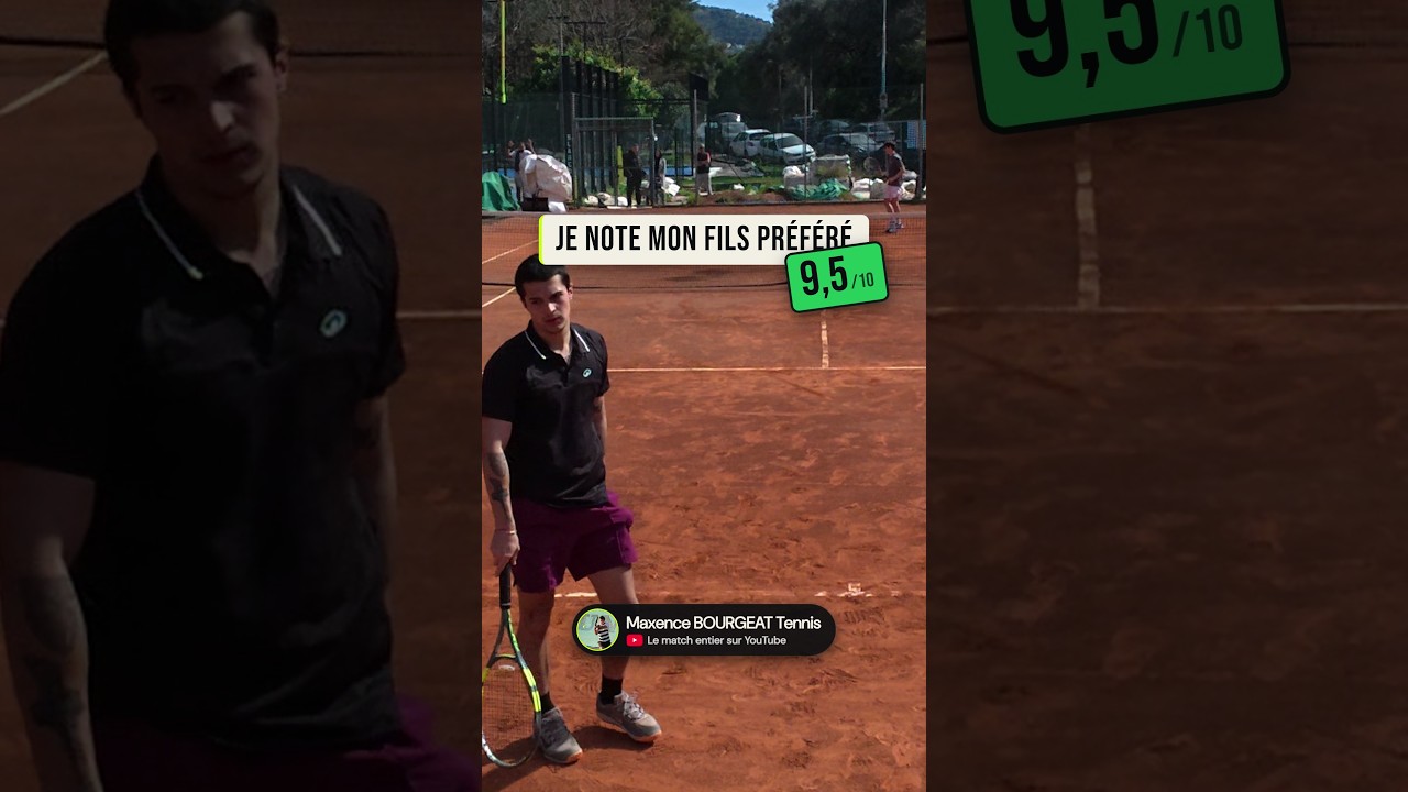 Je note mon fils préféré #tennis