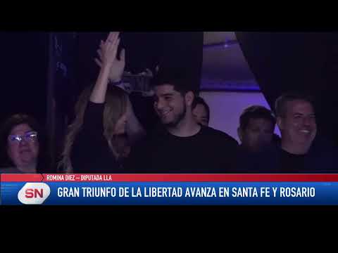Gran triunfo de La Libertad Avanza en Santa Fe y Rosario.