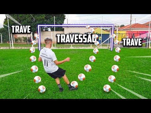 DESAFIO DAS 3 TRAVES !!! (QUEM TEM MAS PRECISÃO ?)