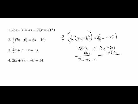 Unit 4 Lesson 5   Solving Any Linear Equation