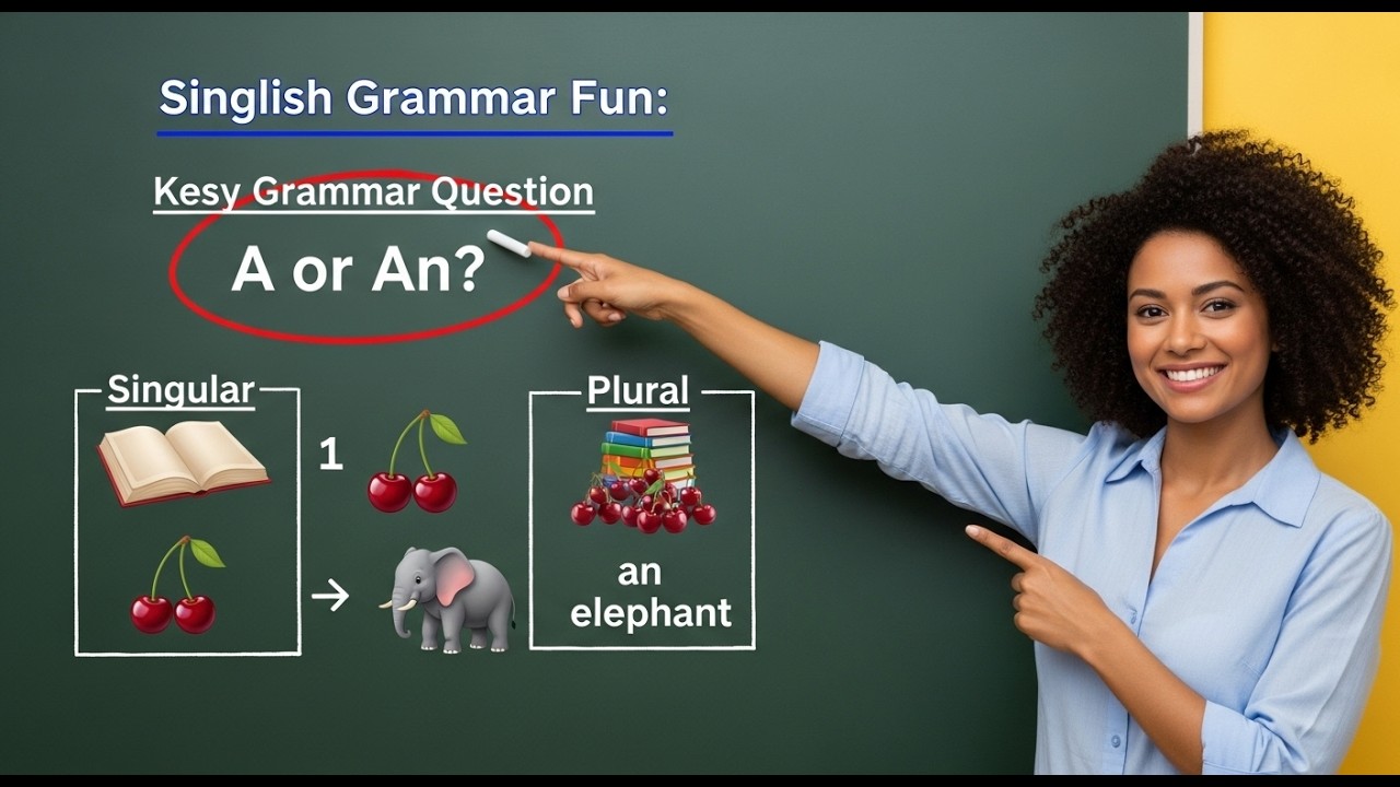 Singular and Plural Nouns in English | Articles A and An Explained with Examples