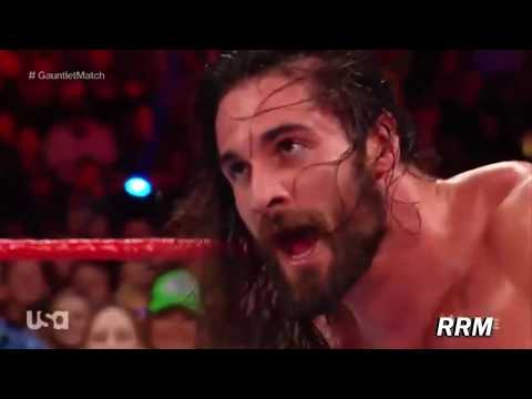 Seth Rollins vs John Cena Gauntlet Match Highlights RAW 19 February 2018