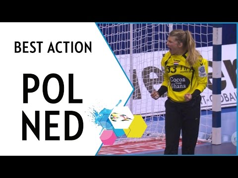 Incredible saves from Tess Wester in the Dutch goal | Netherlands vs Poland | EHF EURO 2016