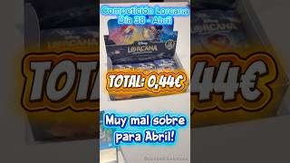 Lorcana competition: 38th day. Turno de Abril🦋 #lorcana #tcg #unboxing #whispersinthewell