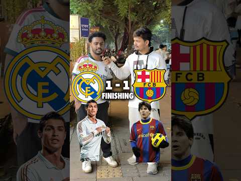 Prime Barcelona vs Real Madrid 🤯 El Clásico Player Battle! #shorts