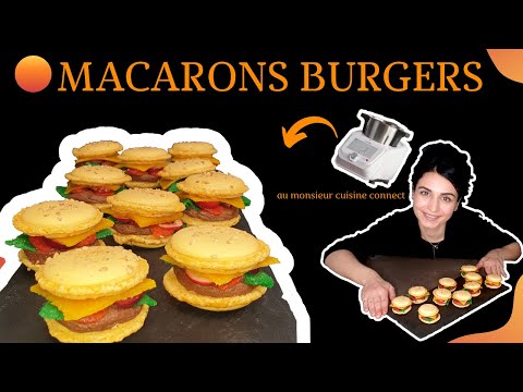 Recette de macarons sucrés au monsieur cuisine : Mon secret pour des macarons burgers parfait!