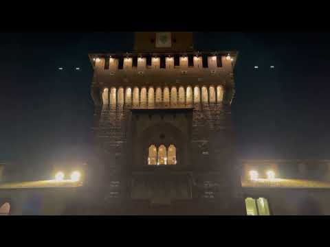 Walking Around Cairoli Castello Di Milano || Night View || Walking Lifestyle with Mickey