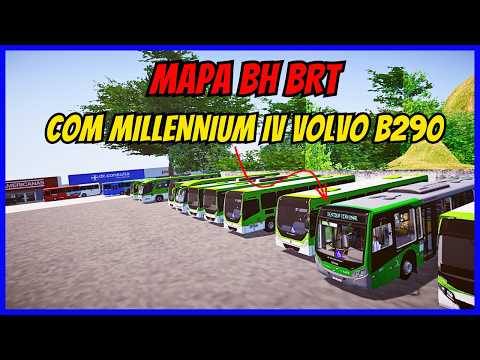 ????Gameplay Proton Bus Simulator | Mapa BH BRT | Trajeto de Volta | PBSU | Simulador