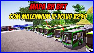 ????Gameplay Proton Bus Simulator | Mapa BH BRT | Trajeto de Volta | PBSU | Simulador