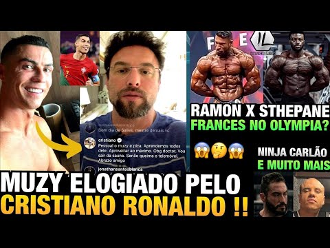 CRISTIANO RONALDO ELOGIA PAULO MUZY EM LIVE - DINO FRANCÊS TEM NIVEL OLYMPIA ? E MAIS