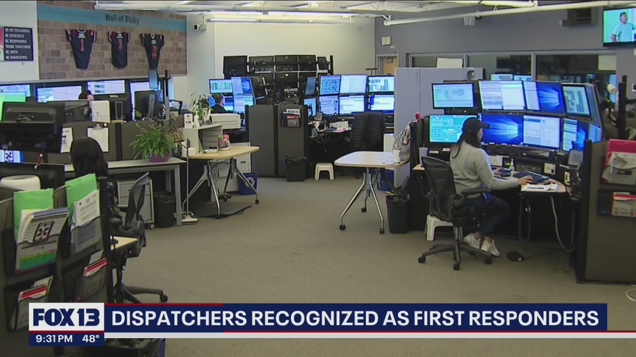 Dispatchers recognized as first responders