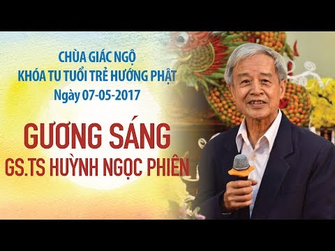 Gương Sáng 12: GS. TS. Huỳnh Ngọc Phiên