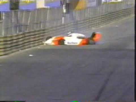 1990 Formula 3 @ Macau - Schumacher and Hakkinen Crash