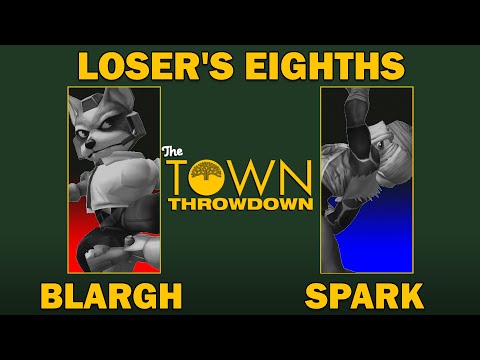 Blargh257 (Fox) vs Spark (Sheik) | Loser's Eighths | The Town Throwdown