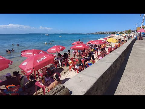 SALVADOR BAHIA - A ORLA DA RIBEIRA - AV. BEIRA MAR BONFIM ATÉ O LARGO DA RIBEIRA FINAL DE LINHA