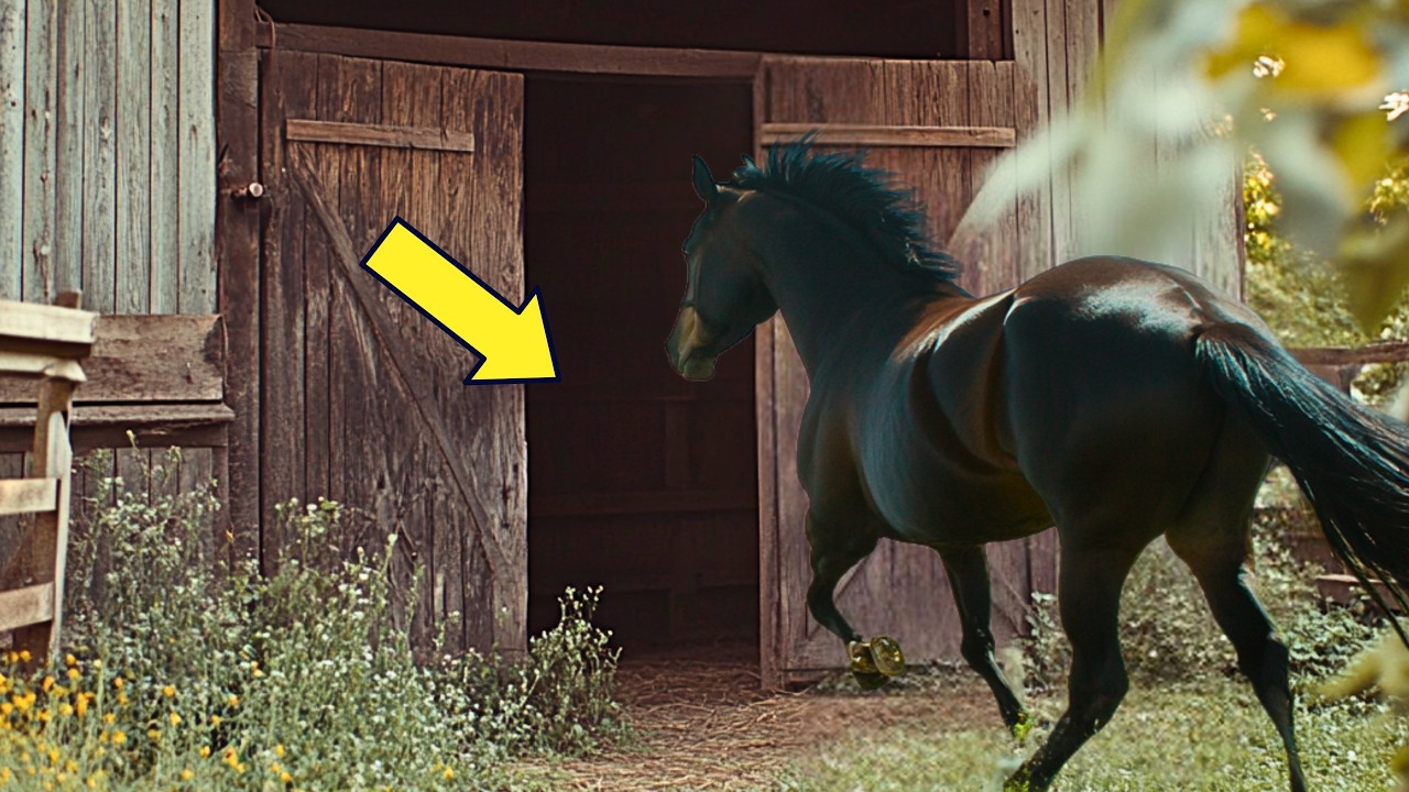 NADIE CREÍA LO QUE ESTE CABALLO HACÍA DE NOCHE... ¡HASTA QUE UNA CÁMARA LO CAPTURÓ TODO!