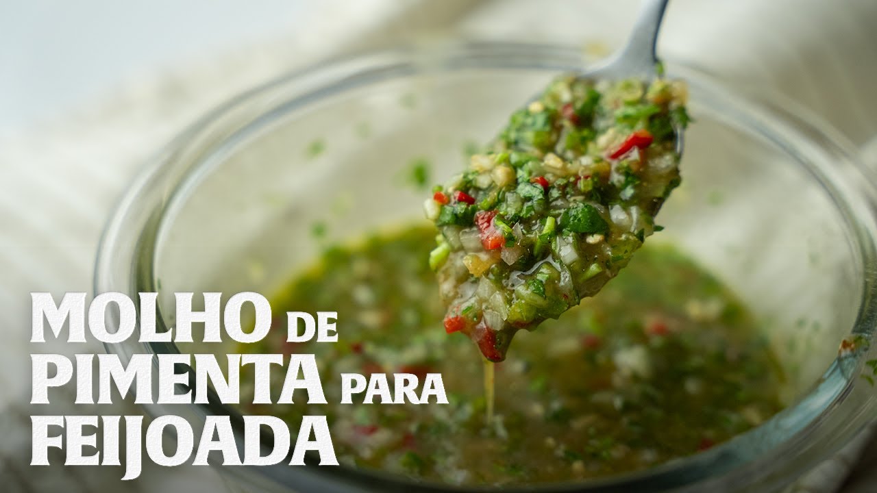 MEU MOLHO DE PIMENTA PARA FEIJOADA!