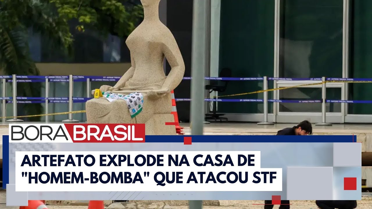 Artefato explode na casa de "homem-bomba" que atacou STF